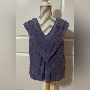 Banana Republic Large Petite Silk Sleeveless Top